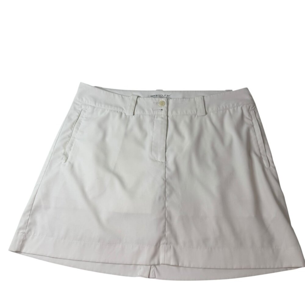Nike Golf White Dri-Fit Skort Women’s Size 12 Athletic Activewear
